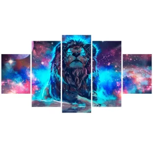 Quadros Decorativos Sala Quarto Leão No Universo Hall Sala